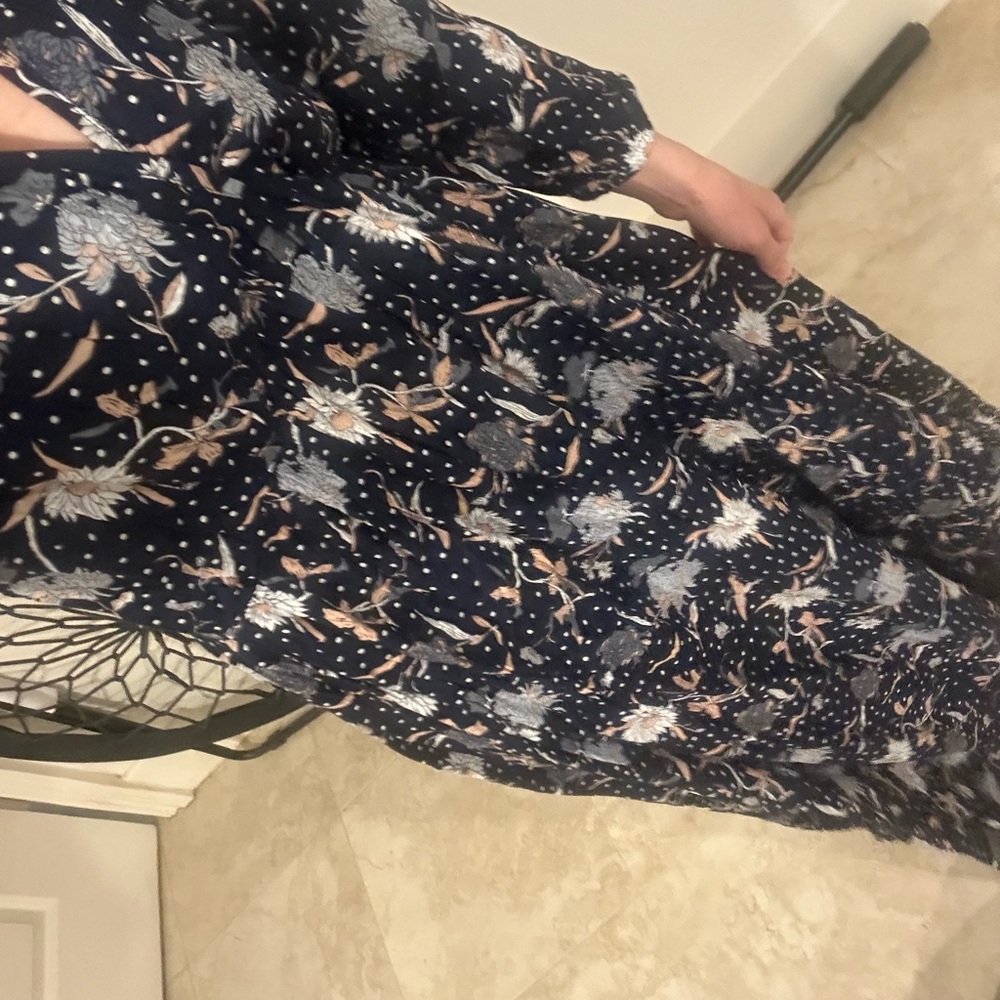 Floral Navy Dress